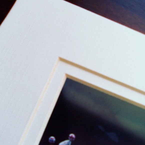 Rick Dublin "Balancing Act" art print dog on bike cat mouse 8x10 with border 5x7 - Picture 6 of 7